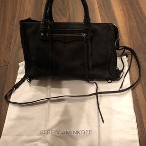 Rebecca Minkoff suede leather bag with fringe